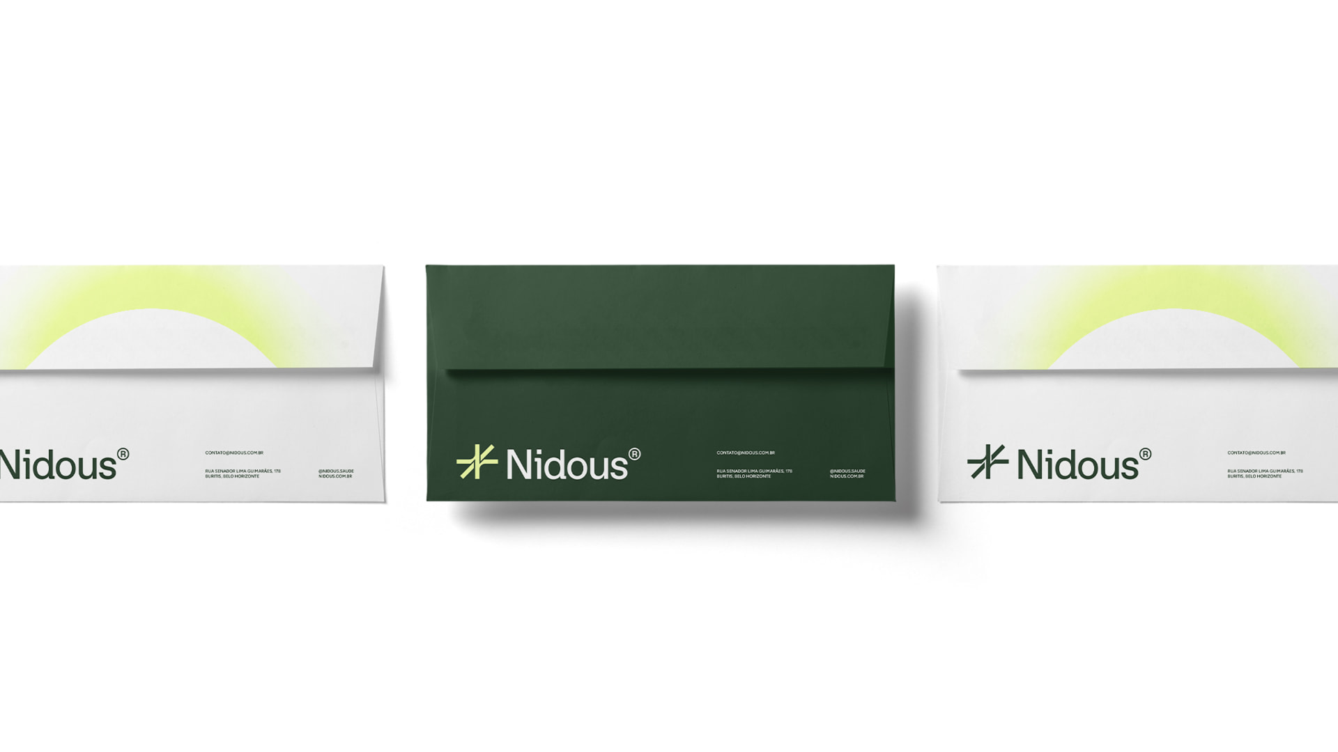 Envelopes institucionais da Nidous
