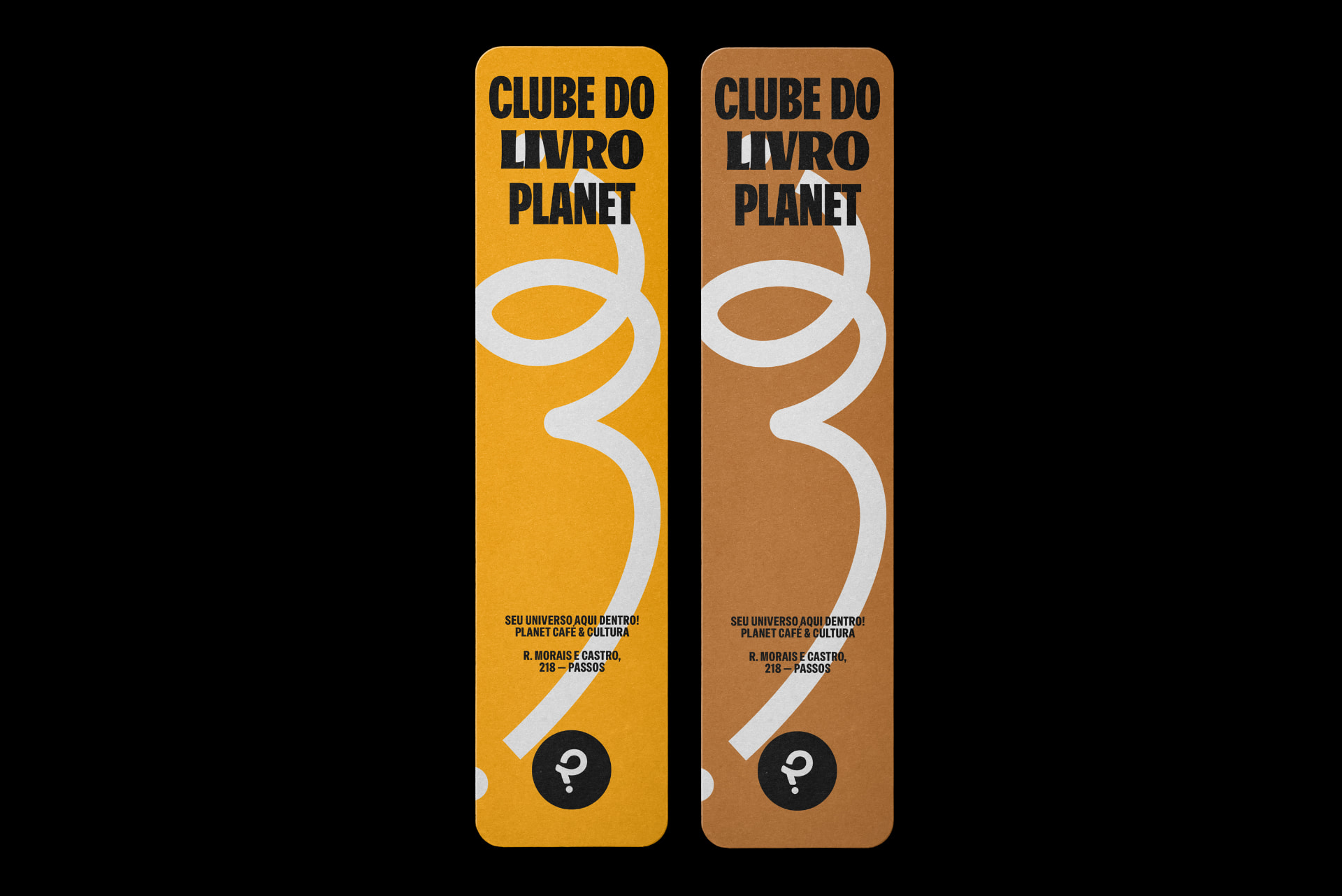 Marcadores do Clube do Livro Planet